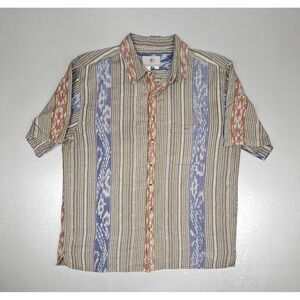 The Territory Ahead Button Up Shirt Mens Large-Tall Aztec Tapestry Southwestern